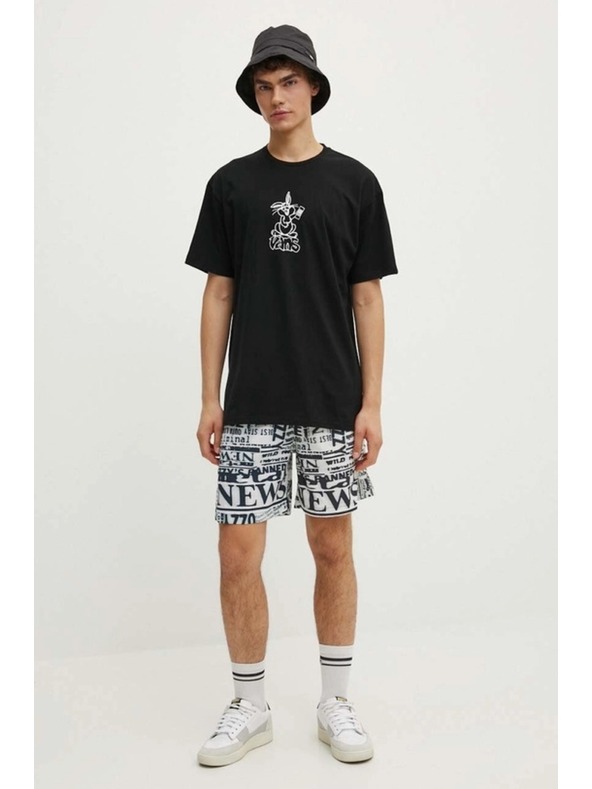 Vans Herren schwarzes T-Shirt Crazy Eddy Vans