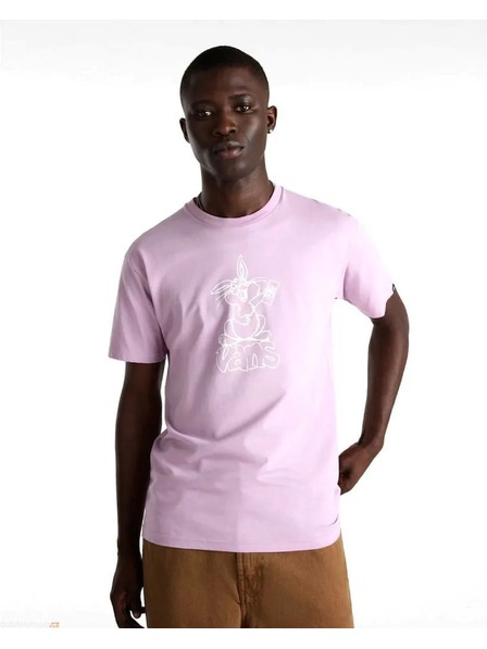 Vans Herren lila T-Shirt Crazy Eddy Vans