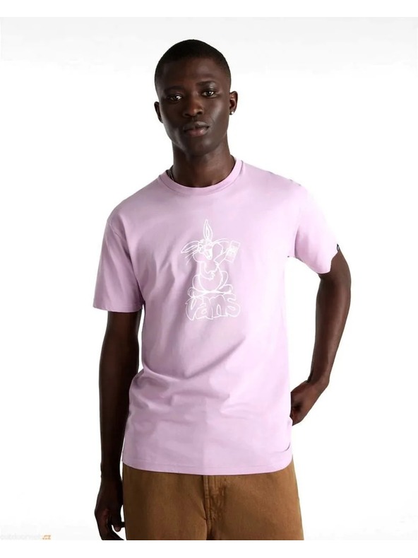 Vans Herren lila T-Shirt Crazy Eddy Vans