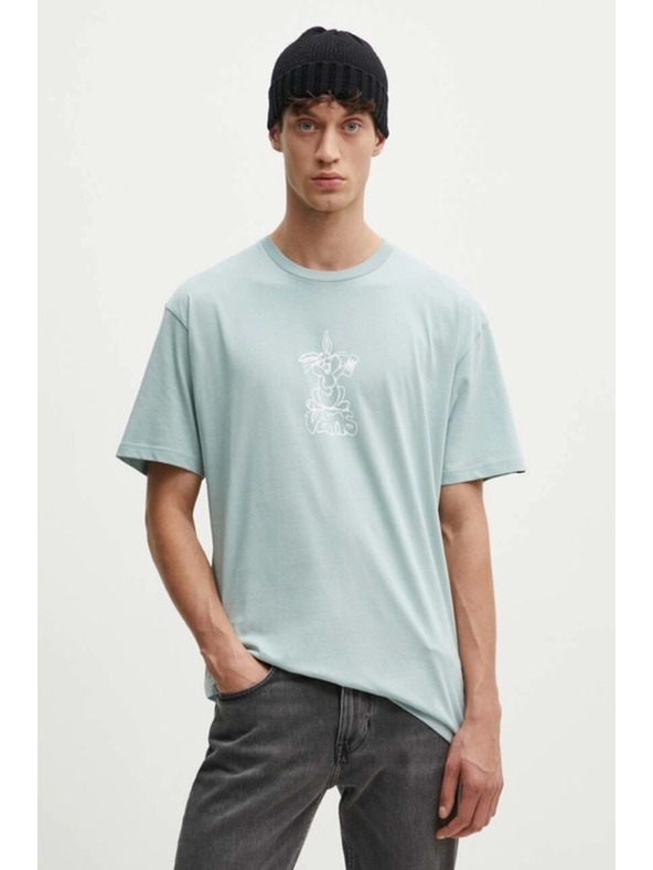 Vans Herren graues T-Shirt Crazy Eddy Vans