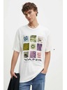 Vans Herren weißes T-Shirt Cluster 66 marshmallow Vans