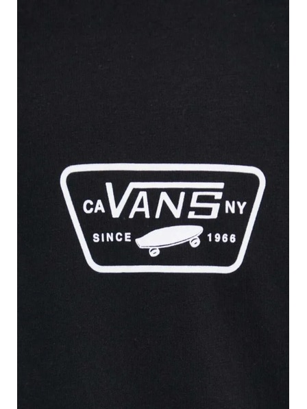 Vans Herren schwarzes Langarm-T-Shirt Vans Full Patch Back