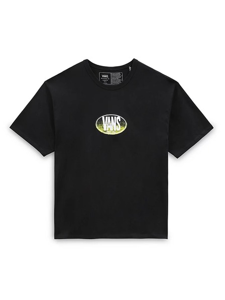 Vans Herren schwarzes T-Shirt Vans Off The Wall Gradient Loose SS Tee Black