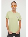 Vans Damen grünes T-Shirt Vans Skullfly