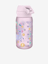 ION8 Rosa gemusterte Mädchenflasche Ion8 Leak Proof Einhorn 350 ml