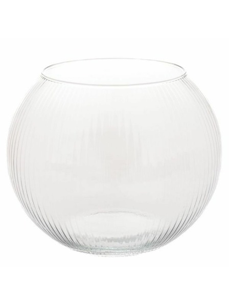 Casa de Engel Glas-Vorratsbehälter mit Rillen - Kugel 19cm, 6/204
