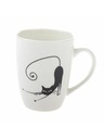 Casa de Engel Porzellanbecher mit Katzen-Motiv - 370ml, 12/36