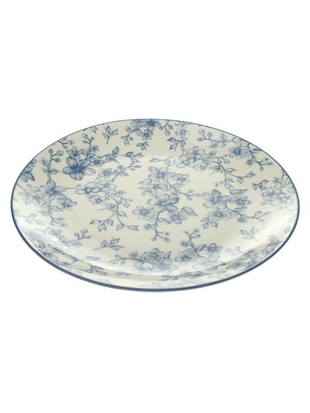 Casa de Engel Keramikteller Ø 26cm - blaue Blumen, 6/12