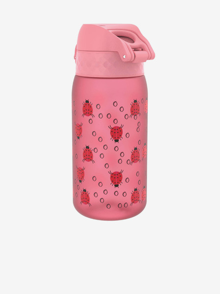 ION8 Rosa gemusterte Flasche Ion8 Leak Proof Ladybugs (350 ml)