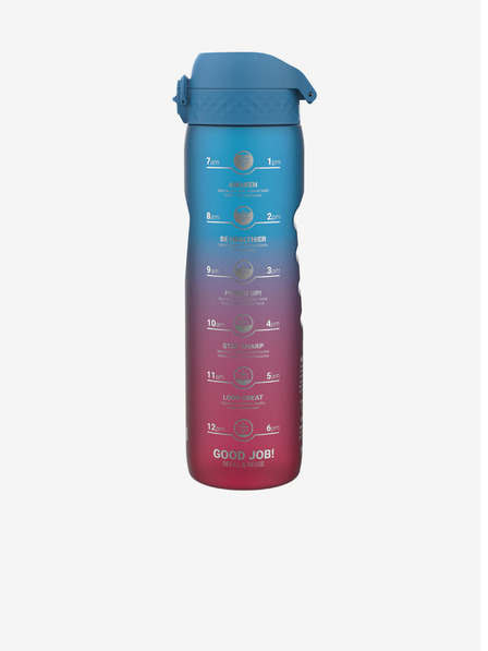 ION8 Blau-rosa Flasche Ion8 Leak Proof Motivator (1000 ml)