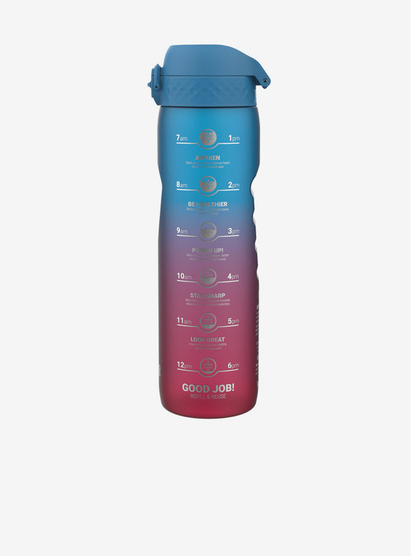 ION8 Blau-rosa Flasche Ion8 Leak Proof Motivator (1000 ml)