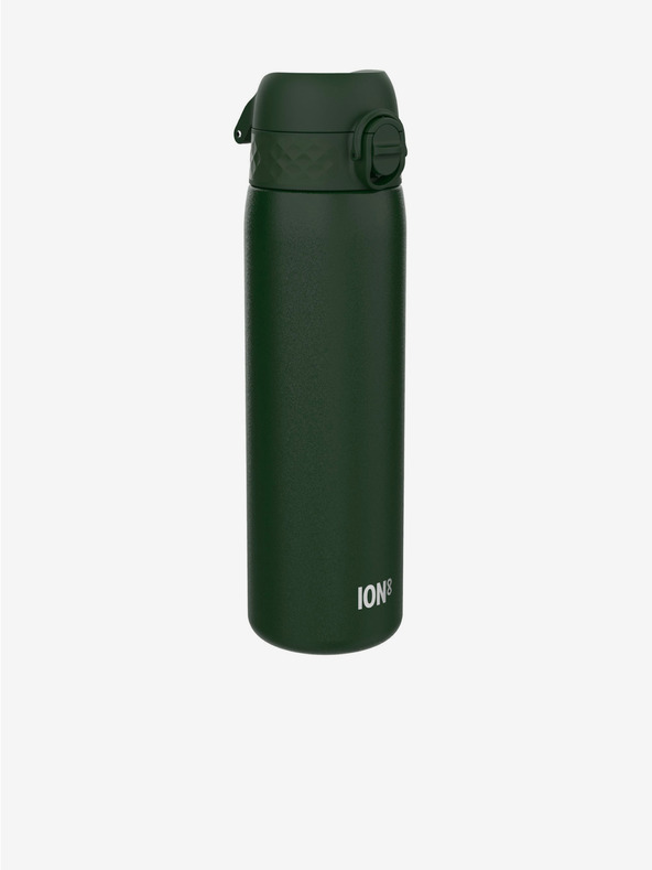 ION8 Dunkelgrüne Edelstahl-Flasche Ion8 Leak Proof (600 ml)