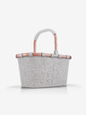 Reisenthel Grauer Einkaufskorb mit rosa Rahmen Reisenthel Carrybag