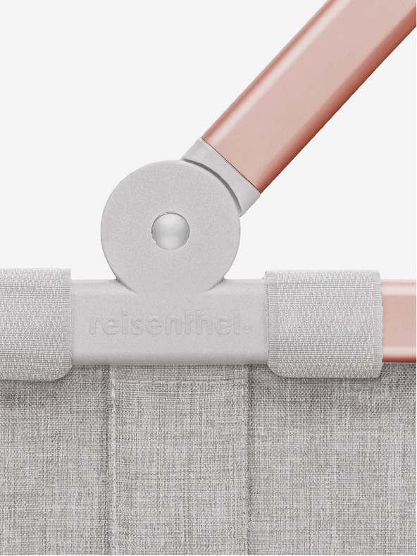 Reisenthel Grauer Einkaufskorb mit rosa Rahmen Reisenthel Carrybag