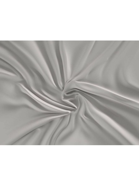 Kvalitex Satin-Spannbettlaken Luxury Collection 220x200cm hellgrau Kvalitex