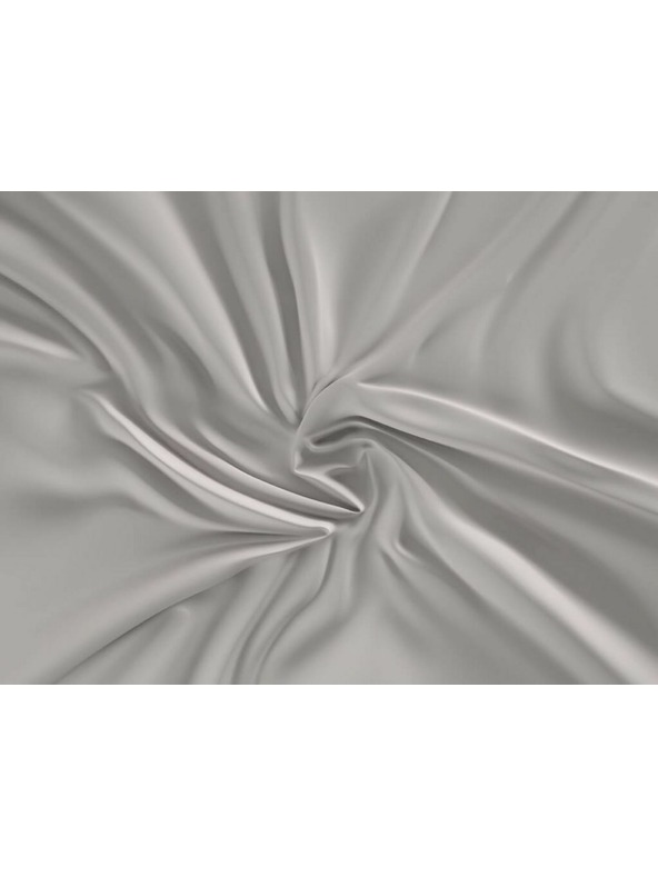 Kvalitex Satin-Spannbettlaken Luxury Collection 220x200cm hellgrau Kvalitex