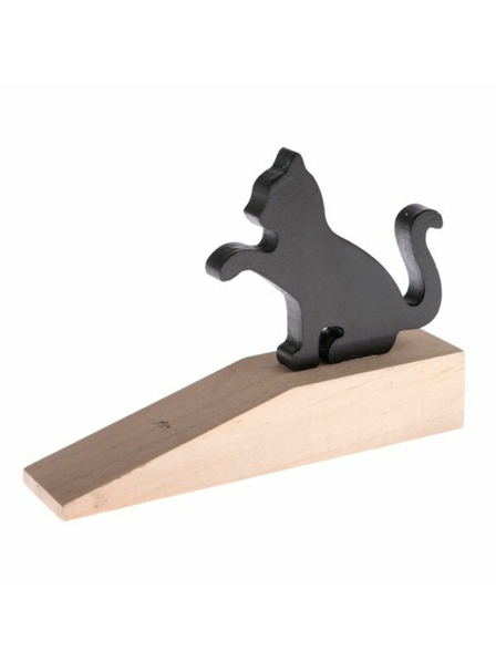 Casa de Engel Holz-Türstopper - Katze, 12/36