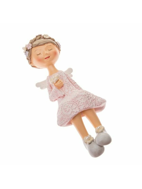 Casa de Engel Sitzende Polyresin-Fee, 2/24