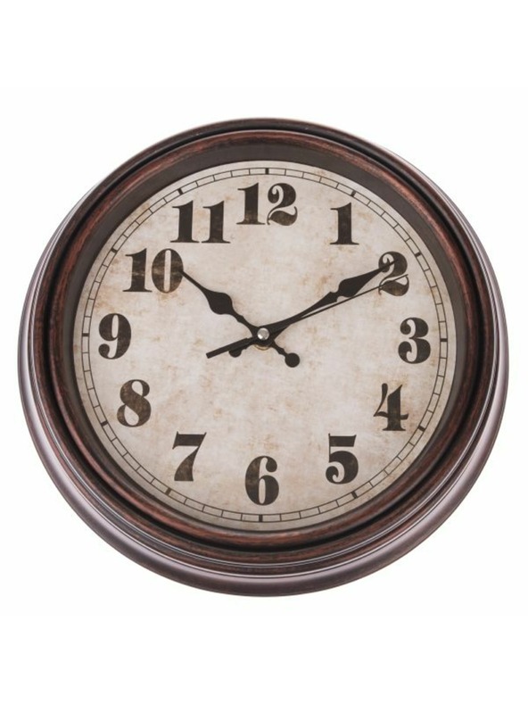 Casa de Engel Plastik-Wanduhr, 1/20