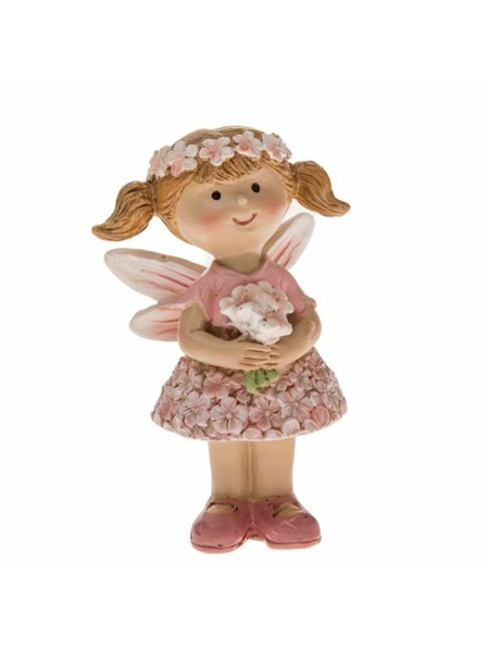 Casa de Engel Polyresin-Fee 9cm - Blumen, 12/144