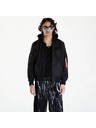 Alpha Industries Herren schwarze Bomberjacke Alpha Industries MA-1 TT Hood Schwarz/Schwarz