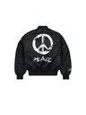 Alpha Industries Herren schwarze Bomberjacke Alpha Industries MA-1 Peace