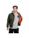 Alpha Industries Herren grüne Bomberjacke Alpha Industries MA-1 TT Hood