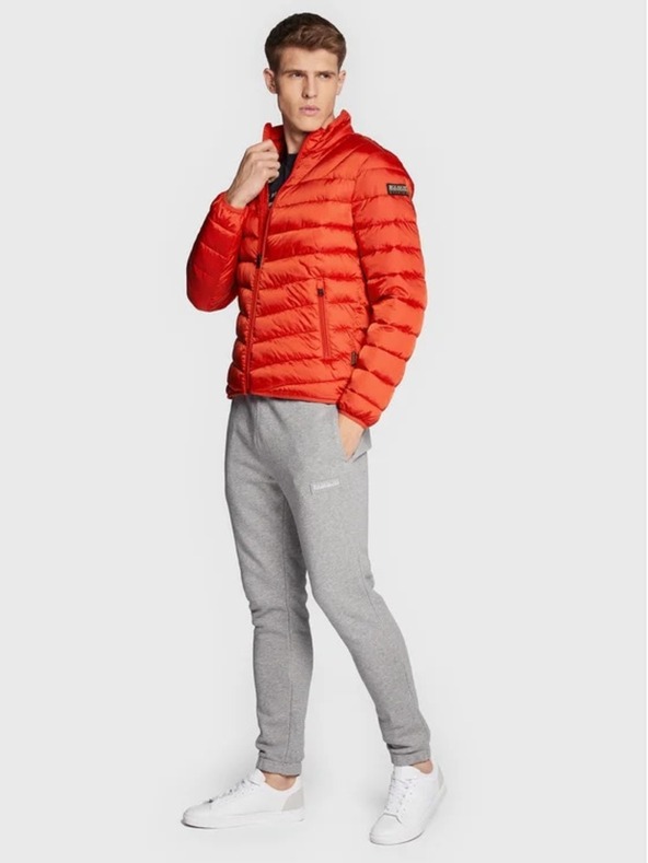Napapijri Herren orangefarbene Marigold-Jacke Napapijri Aerons S 3
