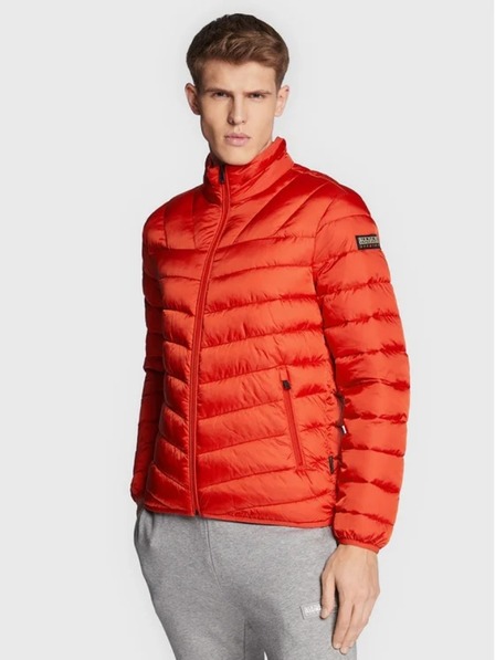 Napapijri Herren orangefarbene Marigold-Jacke Napapijri Aerons S 3