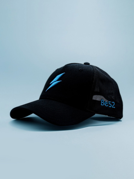 Be52 Be52 Bolt Premium-Kappe schwarz/blau