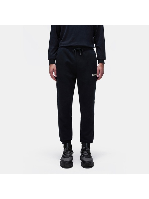 Napapijri Herren schwarze Jogginghose Napapijri M-Box Logo Black