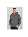 Alpha Industries Herren grüner Kapuzenpullover Alpha Industries Basic Zip hoodie Dark Olive