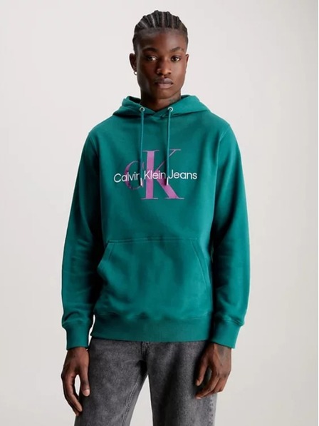 Calvin Klein Herren grüner Pullover Calvin Klein Seasonal Monologo