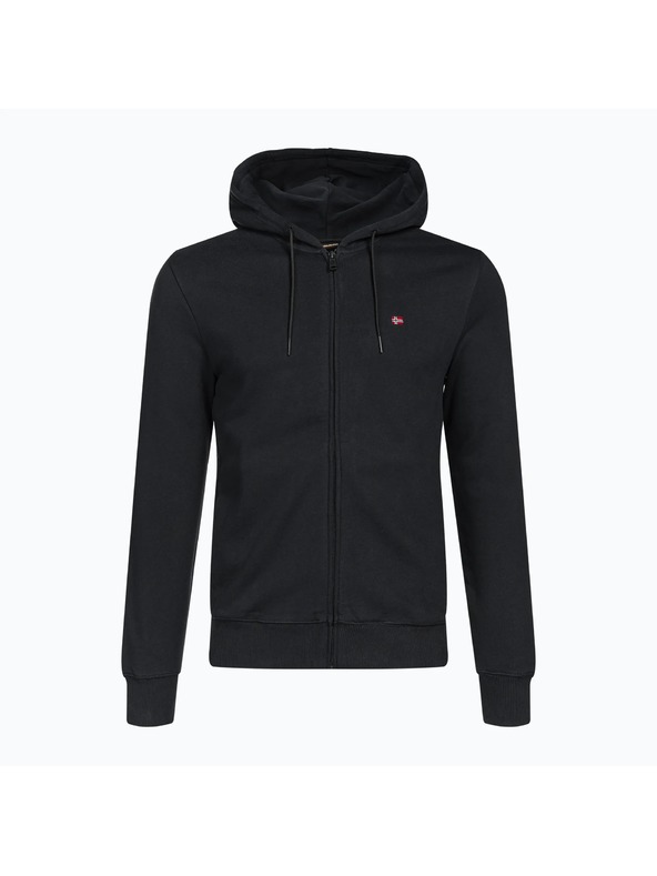 Napapijri Herren schwarzer Kapuzenpullover Napapijri Balis Fzh Sum 041 Black