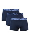 Emporio Armani 3er-Pack dunkelblauer Herren Boxershorts Emporio Armani Underwear 40035 Marine