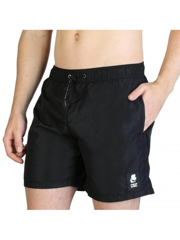 Karl Lagerfeld Herren schwarze Badeshorts Karl Lagerfeld