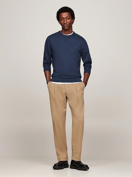 Tommy Hilfiger Herren Blauer Pullover Aegean Sea Heather Tommy Hilfiger