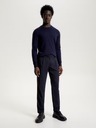 Tommy Hilfiger Herren Blauer Feiner Wollpullover Tommy Hilfiger
