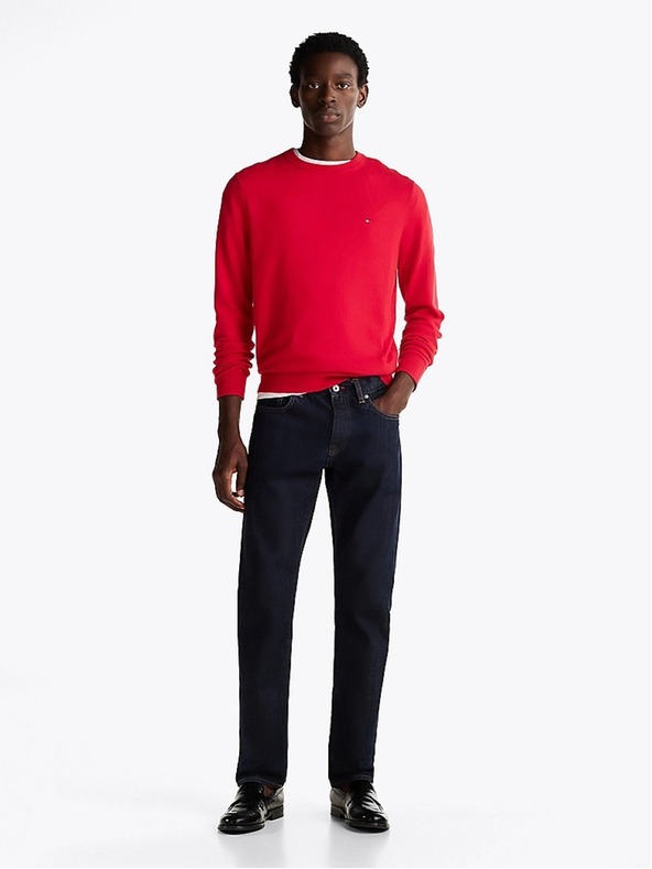 Tommy Hilfiger Herren Roter Pullover Primary Red Tommy Hilfiger