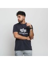 Alpha Industries Herren Dunkelblau T-Shirt Alpha Industries Basic T Navy