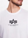 Alpha Industries Herren Weißes Basic T-Shirt Alpha Industries White