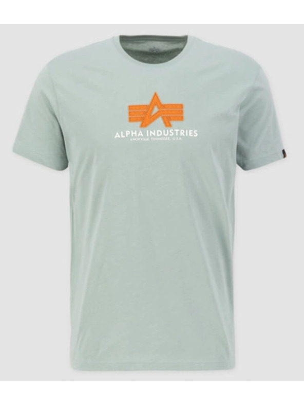 Alpha Industries Herren Grünes T-Shirt Alpha Industries Basic T Dusty Green