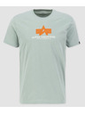 Alpha Industries Herren Grünes T-Shirt Alpha Industries Basic T Dusty Green