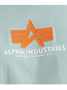 Alpha Industries Herren Grünes T-Shirt Alpha Industries Basic T Dusty Green