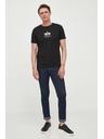 Alpha Industries Herren Schwarzes Basic T-Shirt Alpha Industries Black