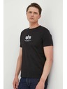 Alpha Industries Herren Schwarzes Basic T-Shirt Alpha Industries Black