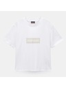 Napapijri Herren Weißes T-Shirt Napapijri S-Box Logo