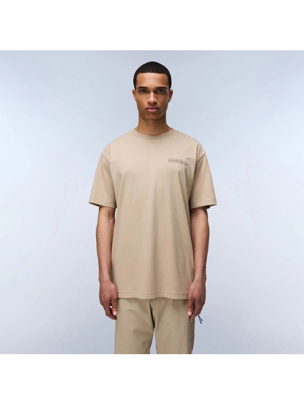 Napapijri Herren Beiges T-Shirt Napapijri S-Albula