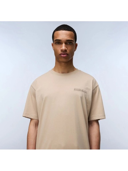 Napapijri Herren Beiges T-Shirt Napapijri S-Albula