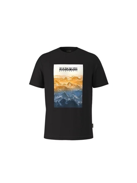 Napapijri Herren Schwarzes T-Shirt Napapijri S-Rollin